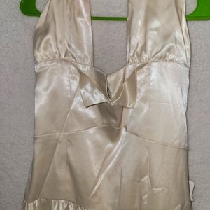 Queen of Heartz vintage formal satin dress, size 3X.